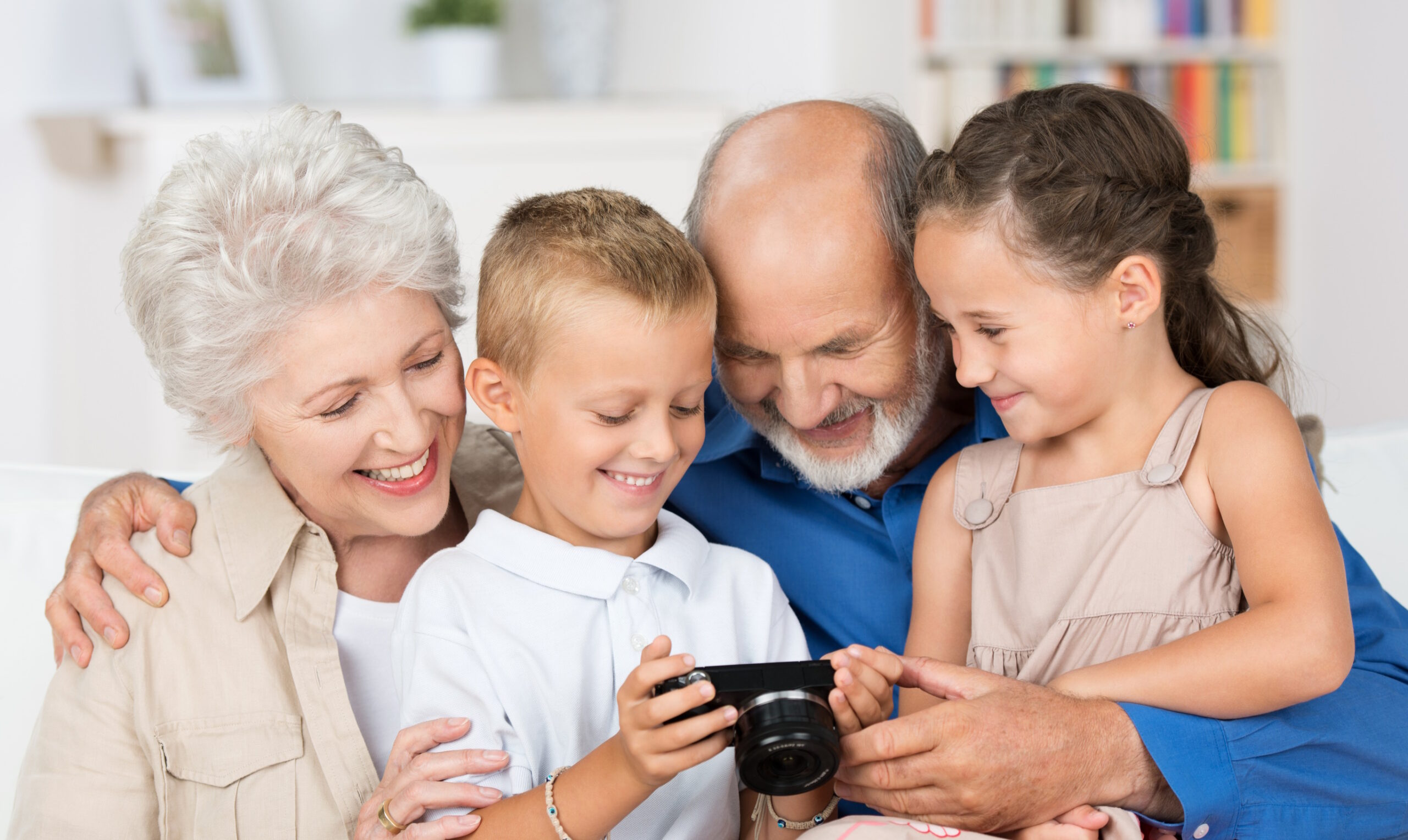 grandparents with grandchildren